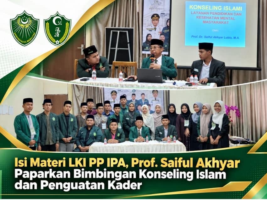 Isi Materi LKI PP IPA, Prof. Saiful Akhyar Paparkan Bimbingan Konseling Islam dan Penguatan Kader