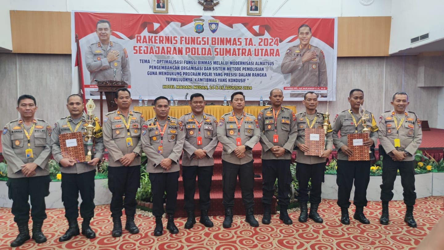 Personil Polres Batu Bara Raih Juara II sePolda Sumut Kategori Inovasi Bhabinkamtibmas.