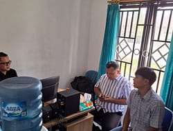 Sat Intelkam Polres Batu Bara Koordinasi di KPU Terkait Pilkada Serentak.