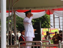 Forkopimda Batu Bara Selenggarakan Upacara HUT Ke-79 Tahun Kemerdekaan RI.