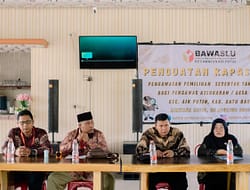 Panwaslu Kecamatan Air Putih Gelar Bimtek Penguatan Kapasitas Pengawasan.