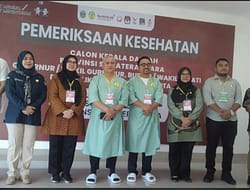 Darwis – Oky Jalani Pemeriksaan Kesehatan di RSU Haji Medan.