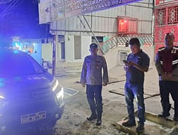 Polsek Labuhan Ruku Patroli Malam Antisipasi Gangguan Kamtibmas.