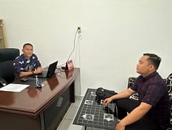 Sat Intelkam Koordinasi Dengan Komisioner KPU Batu Bara Soal Tahapan Pemilihan Sementara.