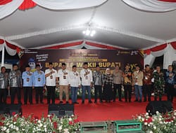 Sekda & Kapolres Hadiri Pengundian Nomor Urut Paslon Bupati/Wakil Bupati Batu Bara.