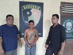 Unit Reskrim Polsek Medang Deras Tangkap Pelaku Pembongkar Rumah.