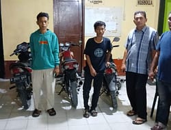 Polsek Medang Deras Amankan 3 Unit Sepeda Motor Patroli Malam.