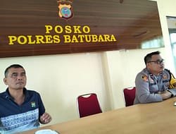 Waka Polres Batu Bara Cek Ricek Posko Ops Mantab Praja di Ruang Posko OMP.