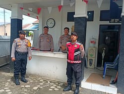 Samapta Polres Batu Bara Tingkatkan Patroli Presisi di Kantor KPU Bawaslu Dan Gudang Logistik.