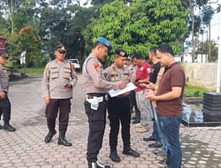 Judi Online. Polsek Labuhan Ruku Gaktibplin Serta Pengecekan Hp Personil.