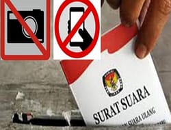 Ingat 27 Nov 2024 Pemilih Tidak Boleh Mendokumentasikan Hak Pilihnya di Bilik Suara. Ini RegulasiNya.