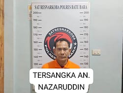 Satres Narkoba Polres Batu Bara Sita Barbut 11,51 Gram Sabu di Tangan Nazar.