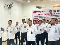 Lapas Labuhan Ruku Ikuti Apel Bersama Awal Tahun 2025.