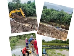 Pembuangan Limbah Jebol. Ribuan Ikan Mati : Kabid DLH Batu Bara Tunggu Hasil Lab.