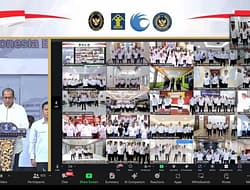 Kemenko Hukum & Ham Serta Imipas Gelar Apel Pagi Secara Serentak.