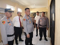 Kapolres Batu Bara Doly Sidak Ruangan Satker Mapolres Dan Tahanan Napi.