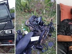 Ngeri Sedap,, Pengendara Vario Tewas di Hantam L-300