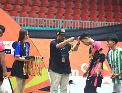 Kompetisi Futsal Antar Pelajar, SMA PAB 4 Sampali Taklukkan SMAN 13 Medan Dengan Skor 4-0.