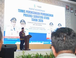 Bupati Batu Bara Buka RAKORTEKRENBANG Kawasan Swasembada Pangan Air Dan Energi Provsu.