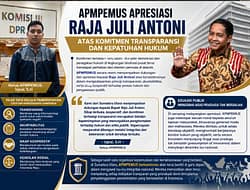 APMPEMUS Puji Transparansi dan Sikap Kooperatif Raja Juli Antoni Mencerminkan Kepemimpinan yang Berintegritas