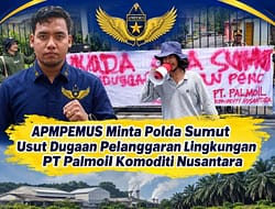APMPEMUS Gelar Aksi Di Polda Sumut, Sorot Dugaan Persoalan Asap, Perizinan, Dan Tenaga Kerja Lokal PT Palmoil Komoditi Nusantara
