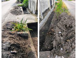 Pengerjaan pencucian saluran drainase di kelurahan lima puluh kota kabupaten batubara diduga berpotensi menjadi pekerjaan sia sia