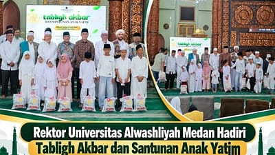 Rektor Universitas Alwashliyah Medan Hadiri Tabligh Akbar IPHI Sumut, Pererat Silaturahmi Pasca-Muktamar VIII