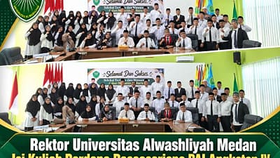 Rektor Universitas Alwashliyah Medan Isi Kuliah Perdana Pascasarjana PAI Angkatan IV